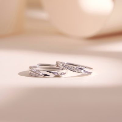 NHẪN ĐÔI BẠC NAM NỮ ĐÁ MOISSANITE KIỂM ĐỊNH GRA, BẠC XI BẠCH KIM KC62 LAVESTA “HẠNH PHÚC VIÊN MÃN” – BIỂU TƯỢNG TÌNH YÊU TRỌN VẸN & BỀN LÂU