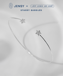 Lắc Tay Nữ Chữ C Bạc S925 JENSY Starry LTARS0900